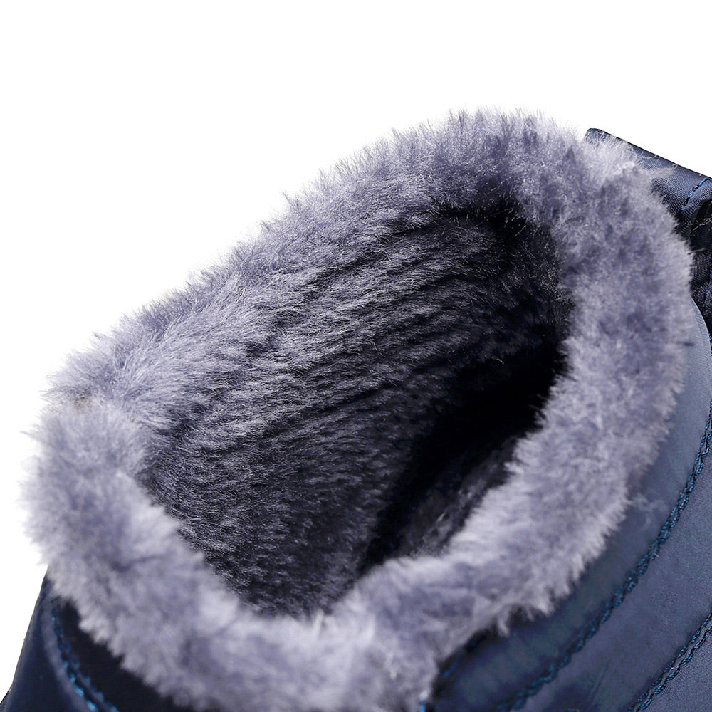Winter Warm Snow Boots Anti-Slip Ankle Boots Outdoor Slip On Waterproof Booties | MILEVALE