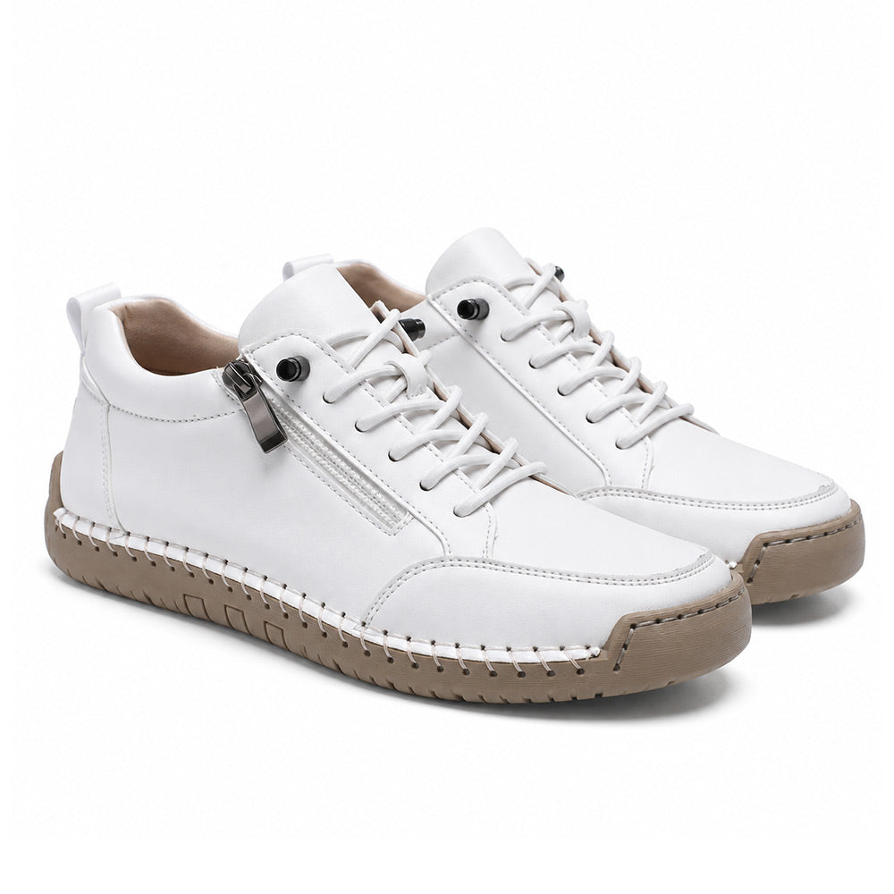 Women‘s Orthopedic Zipper Sneakers Wide Toe Box Comfortable Walking Shoe | MILEVALE