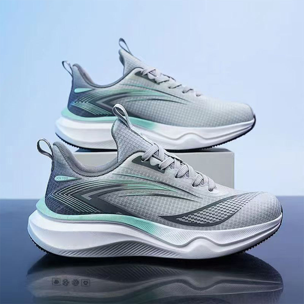 Men's Lightweight Mesh Shock Absorbing Jogging Walking Shoes Athletic Running Shoes | MILEVALE