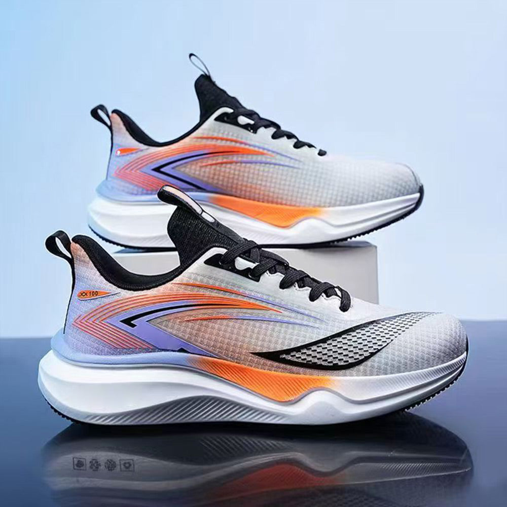 Men's Lightweight Mesh Shock Absorbing Jogging Walking Shoes Athletic Running Shoes | MILEVALE