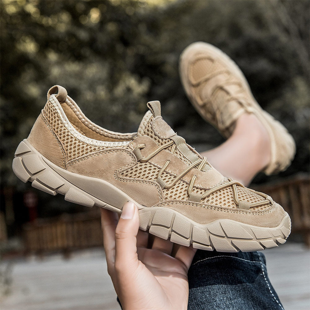 Men's Breathable Mesh Water & Trail Walking Shoes Outdoor Sneakers | MILEVALE