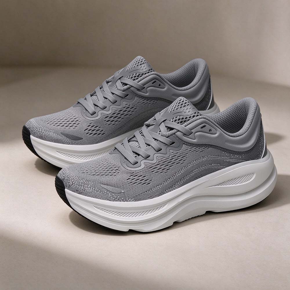 Women's Thick-Sole Walking Shoes Slip on Sneakers Cushion Running Shoes | MILEVALE