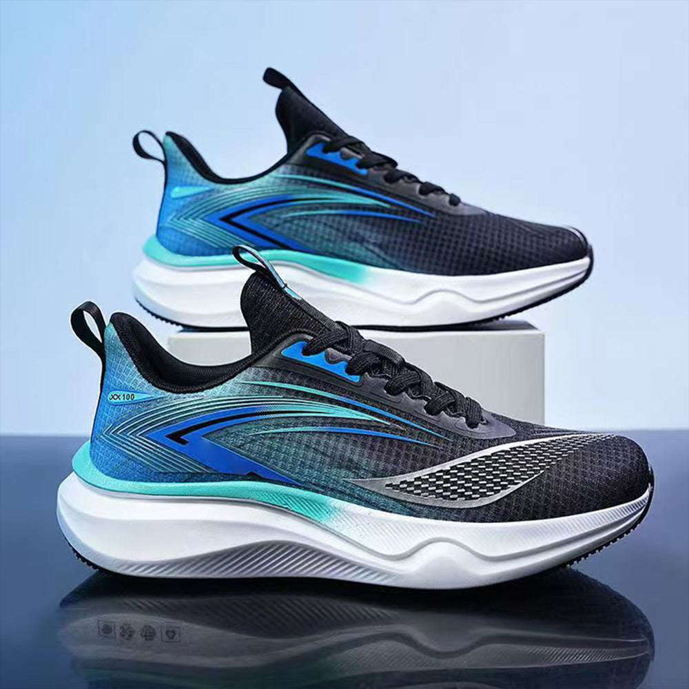 Men's Lightweight Mesh Shock Absorbing Jogging Walking Shoes Athletic Running Shoes | MILEVALE