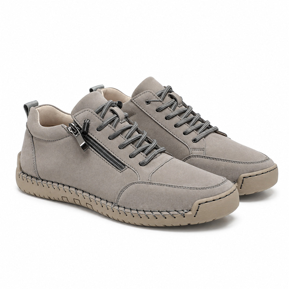 Women‘s Orthopedic Zipper Sneakers Wide Toe Box Comfortable Walking Shoe | MILEVALE