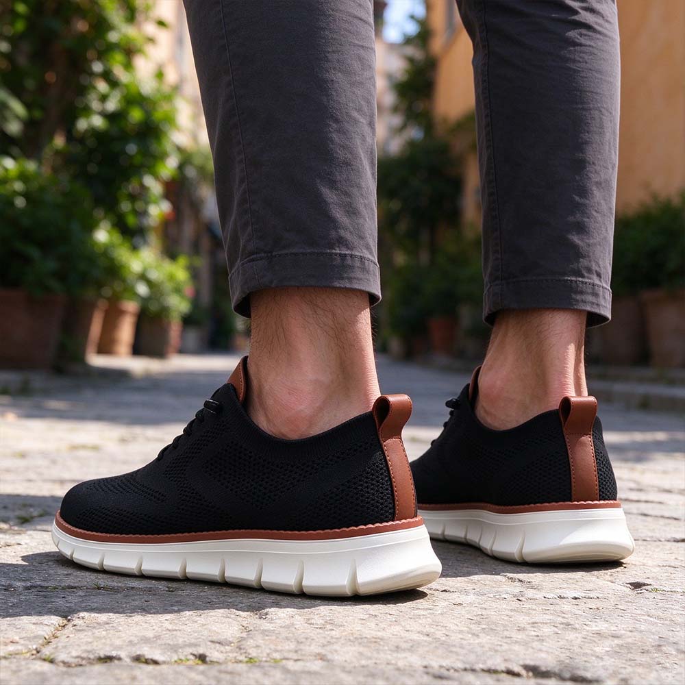 Men's Ultra-Lightweight Flyknit Slip-On Sneakers | MILEVALE