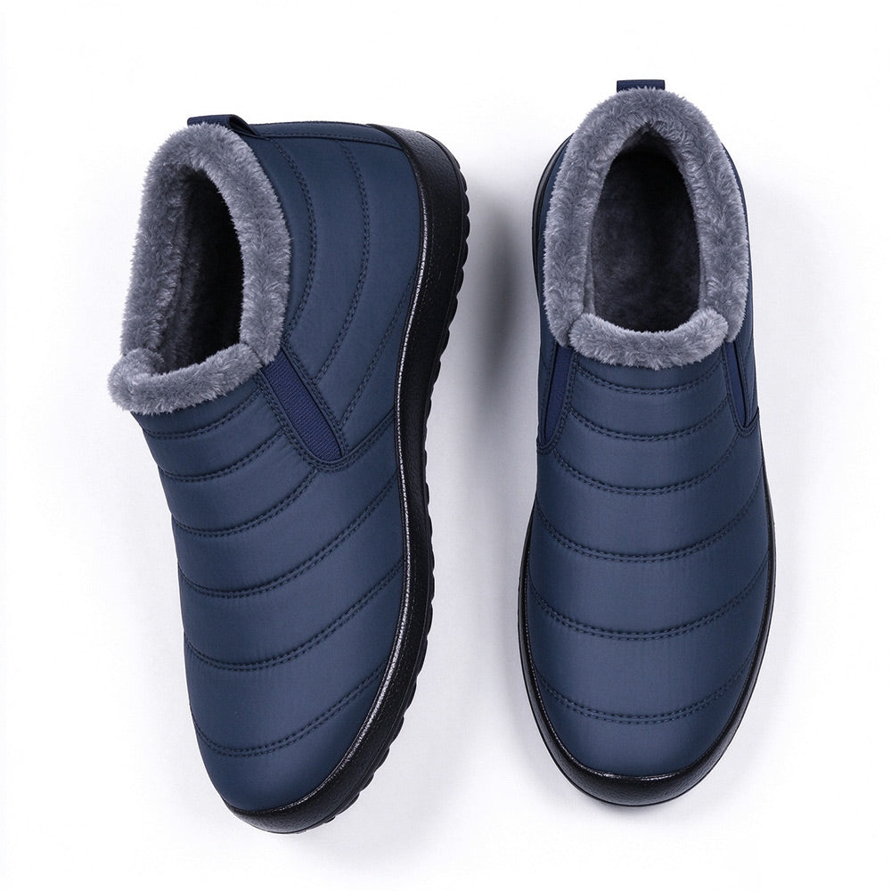 Winter Warm Snow Boots Anti-Slip Ankle Boots Outdoor Slip On Waterproof Booties | MILEVALE