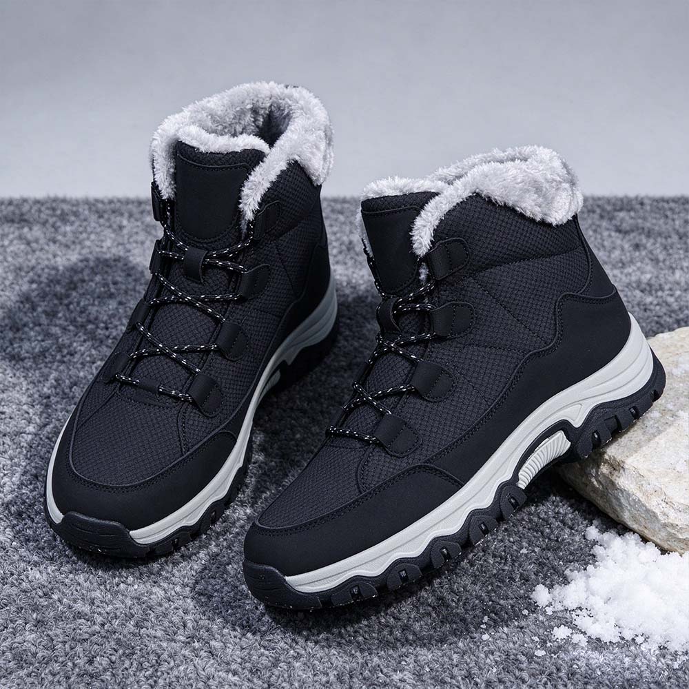 Women's Winter Thermal Snow Boots Waterproof Anti-Slip Outdoor Hiking Boots | MILEVALE