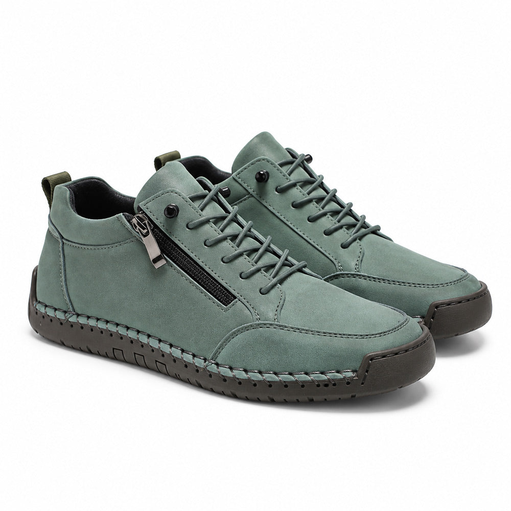 Women‘s Orthopedic Zipper Sneakers Wide Toe Box Comfortable Walking Shoe | MILEVALE