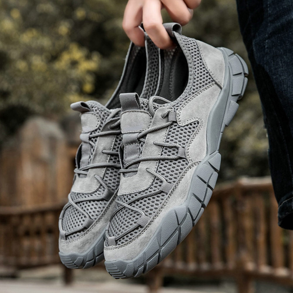Men's Breathable Mesh Water & Trail Walking Shoes Outdoor Sneakers | MILEVALE