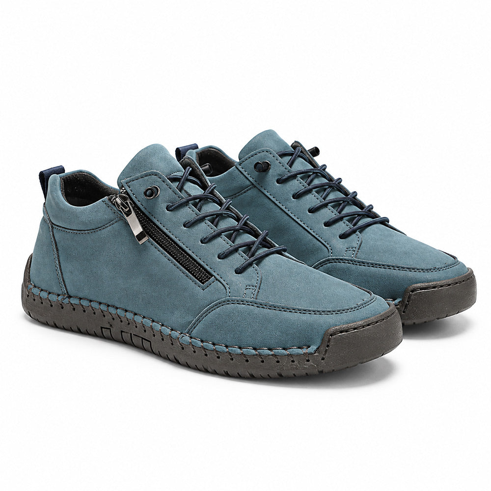 Women‘s Orthopedic Zipper Sneakers Wide Toe Box Comfortable Walking Shoe | MILEVALE