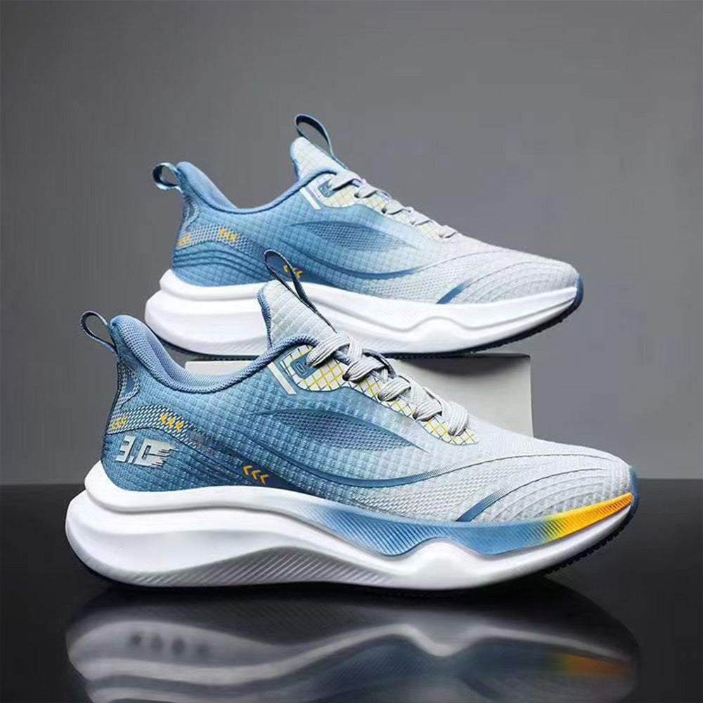 Men's Lightweight Mesh Shock Absorbing Jogging Walking Shoes Athletic Running Shoes | MILEVALE