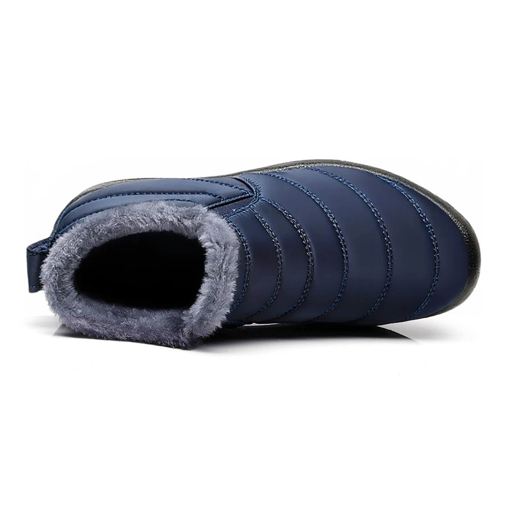 Winter Warm Snow Boots Anti-Slip Ankle Boots Outdoor Slip On Waterproof Booties | MILEVALE