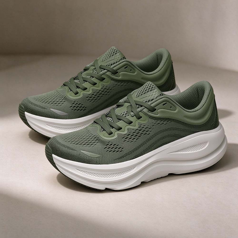 Women's Thick-Sole Walking Shoes Slip on Sneakers Cushion Running Shoes | MILEVALE